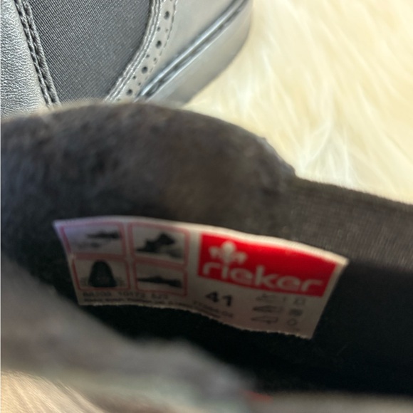 Rieker Women's Black Ankle Boots - Picture 5 of 8